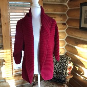 Grace Elements Red Cardigan